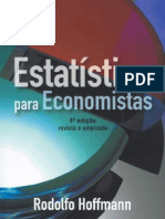 Resumo Estatistica para Economistas Rodolfo Hoffmann