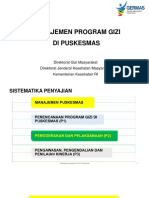 Sesi 2 Materi Manajemen Program Gizi Di Puskesmas