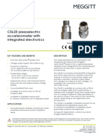 CE620 Piezoelectric Accelerometer With Integrated Electronics