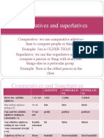 Comparatives and Superlatives