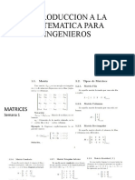 Introduccion A La Matematica para Ingenieros