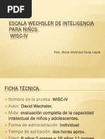 WISC-IV Primera Sesión
