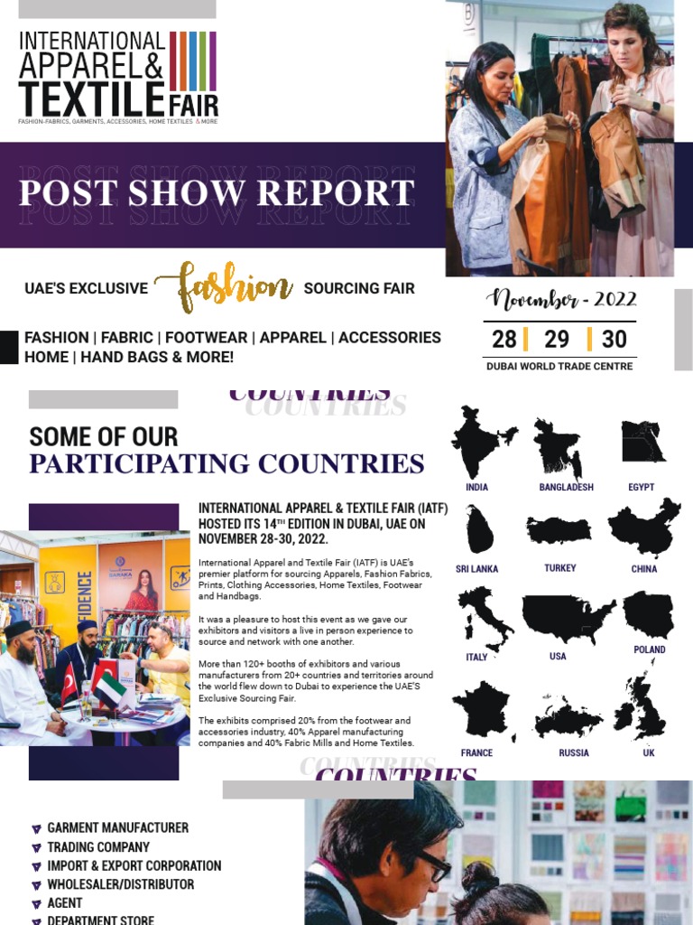 IATF Post Show Report | PDF | Textiles | Clothing