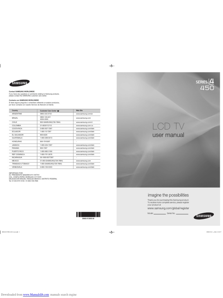 LCD TV: User Manual | PDF | Set Top Box | Hdmi