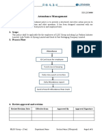 Attendence Process Flow