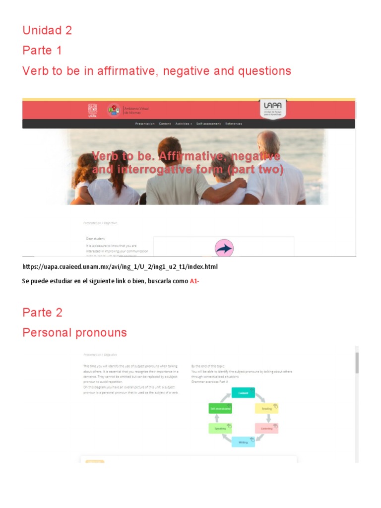 Unidad 2 Inglés | PDF