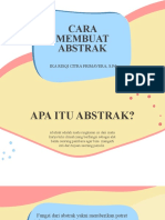 Cara Membuat Abstrak