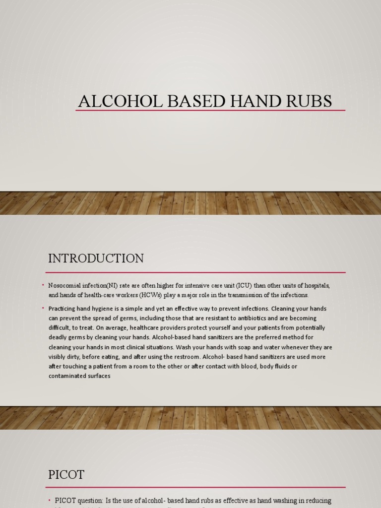 When Using Alcohol Based Hand Rub You Should Put