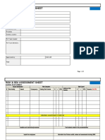 HSE-Risk Assessment Sheet