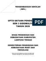 Rencana Pengembangan Sekolah SDN 3 Sidomulyo 2020