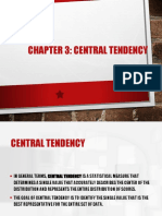CHAPTER 3 Central Tendency