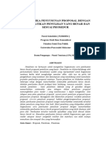 Sistematika Penyusunan Proposal Dengan Memerhatikan Penulisan Yang Benar Dan Sesuai Prosedur