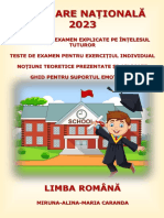 Evaluare Națională - Limba Română 2023