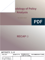 Module 1.2 - Methods of Policy Analysis