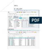 ODATA SERVICE SETUP+CRUDs