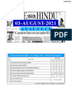 03-AUGUST-2021: The Hindu News Analysis - 03 August 2021 - Shankar IAS Academy