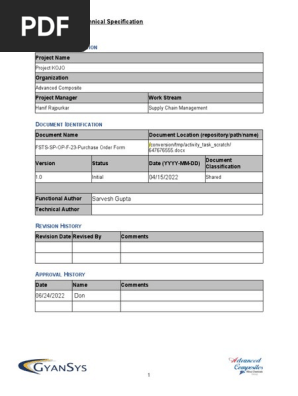 FSTS-SP-OP-F-23-Purchase Order Form