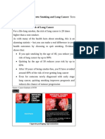 Cigarette Smoking and Lung Cancer Oet Reading Test Practice