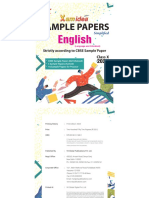 XAM IDEA English Sample Papers Class 10 2023