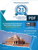 25th Lubricating Grease Conference Brochure