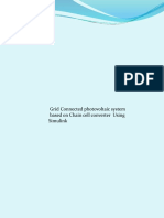 Grid Connected Photovoltaic System Based On Chain Cell Converter Using Simulink