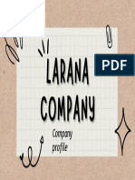 Brown Doodle Company Profile Presentation