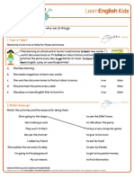 Grammar Practice Infinitives Worksheet 1