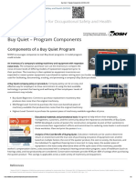 Buy Quiet - Program Components - NIOSH - CDC