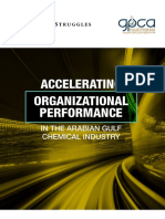 Accelerating Organizational Performance in The Arabian Gulf Chemical Industry