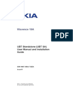 3DB19607ABAATQZZA01 - V1 - Wavence 19A UBT Standalone (UBT SA) User Manual and Installation Guide