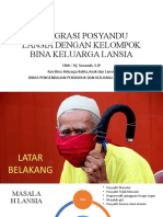 Integrasi Posyandu Lansia Dengan BKL