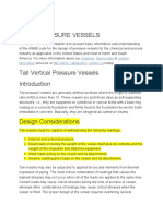 ASME Tall Vertical Pressure Vessels