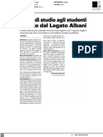 Borse Di Studio Agli Studenti Donate Dal Legato Albani - Il Resto Del Carlino Del 26 Febbraio 2023