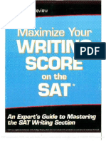 Maximize Your Writing Score.