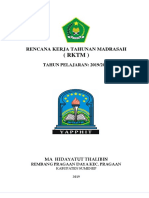 Rencana Kerja Tahunan Madrasah RKTM 2019