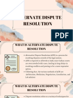 Alternate Dispute Resolution Methods and Legislation in India
