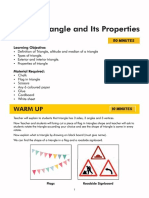 Triangle and Its Properties: II II