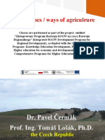 Kinds of Agriculture