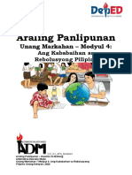 AP6 q1 Mod4 Ang Kababaihan Sa Rebolusyong Pilipino v2