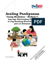 AP6_q1_mod7_ang Mga Natatanging Pilipino at Ang Kanilang Kontribusyon Para Sa Kalayaan_v2