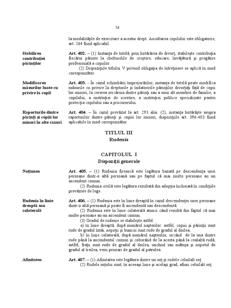 Rudenia Codul Civil | PDF