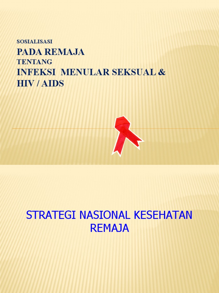 Sosialisasi Hiv, Aids & Ims Remaja | PDF