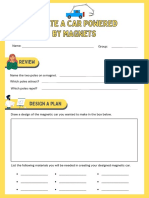 Magnetic Car Design Planning Rubrics