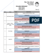 Math Syllabus Break Up Class 8 For 1st Term 2022-23 For Students