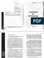 BOURDIEU. Questões de Sociologia