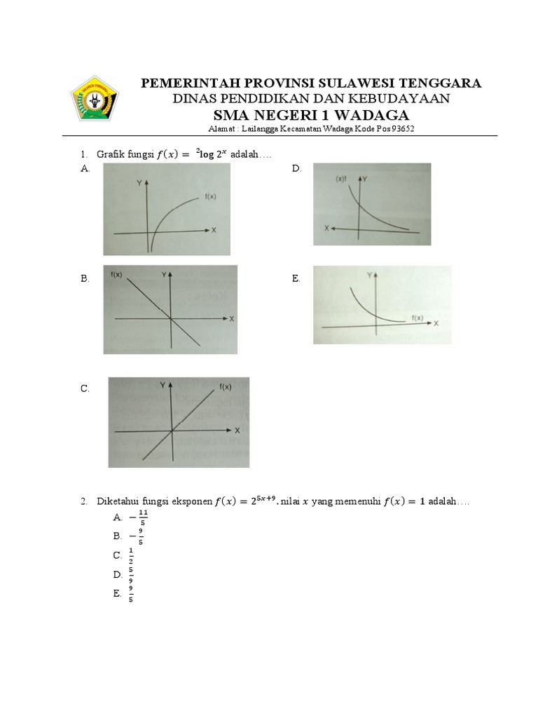 Sma Negeri 1 Wadaga Math P Pdf Metode Bahan Ajar