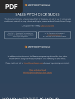 Growth-Driven Design Sales Pitch Deck - (Template)