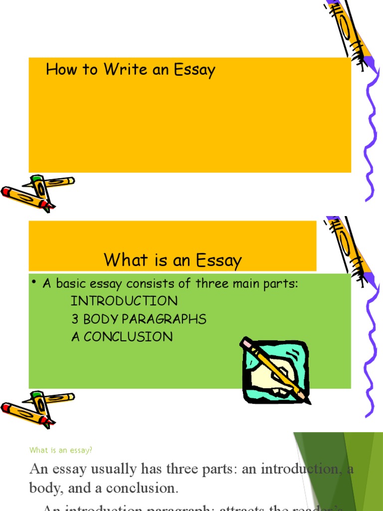 How To Write An Essay | PDF