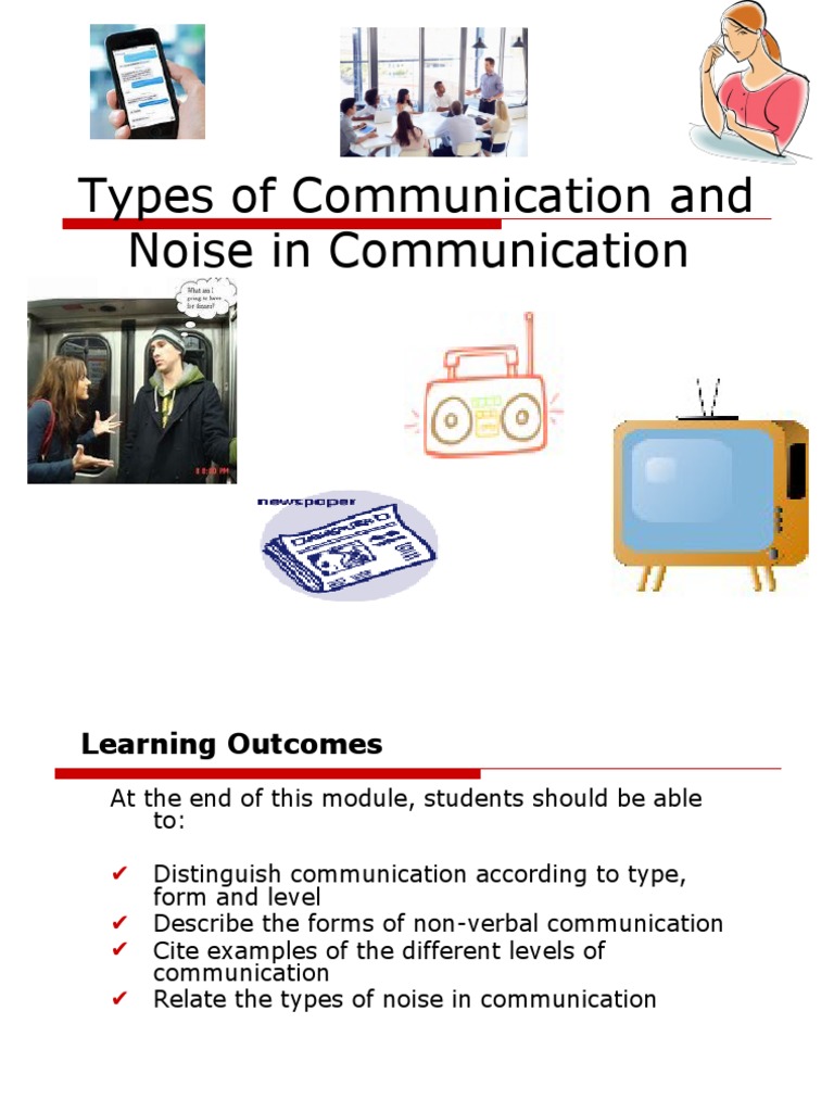 2types of Communication and Noise in Communication PDF
