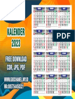 Template Kalender 2023